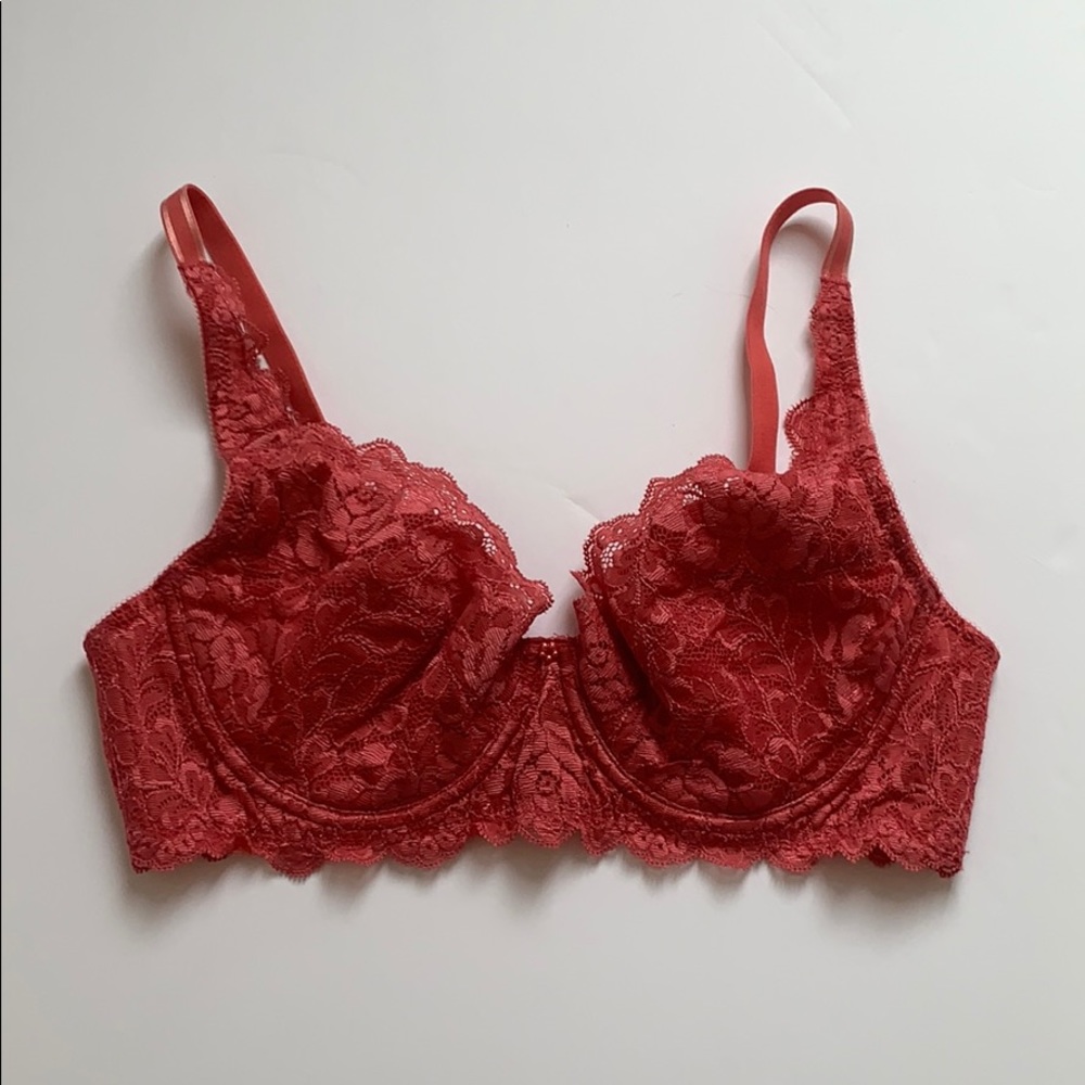 CORAL LACE BRA